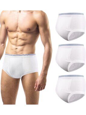 Men’s Washable Incontinence Underwear 3‑Pack – Reusable Leak‑Proof Briefs 150 ml